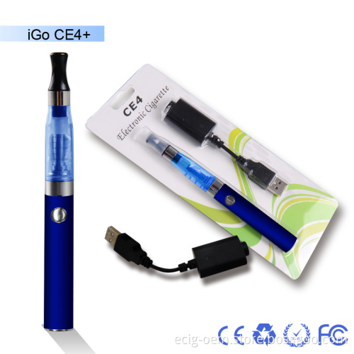 2014 Popular E Cigarette Improved CE4+ Blister with Evod Battery